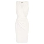 GRACE KARIN Sleeveless Sequin V-Neck Dress
