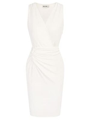 GRACE KARIN Sleeveless Sequin V-Neck Dress