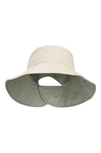 Reversible Women's Cotton Bucket Hat - Wide Brim, Adjustable