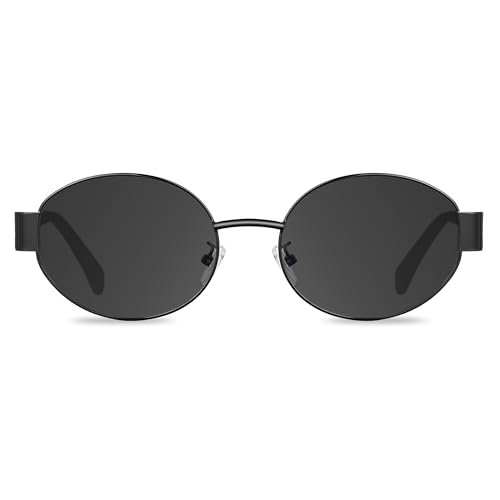 Jim Halo Polarized Oval Sunglasses UV400 Protection