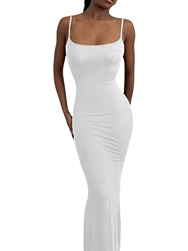 Women's Backless Maxi Dress - Sleeveless Bodycon Party Dress