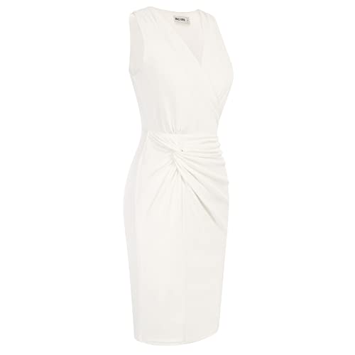 GRACE KARIN Sleeveless Sequin V-Neck Dress