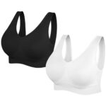 SIMIYA Comfort Sports Bra with Removable Pads for Women