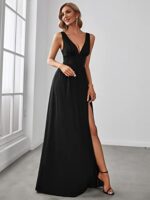 Ever-Pretty Women's V Neck Sleeveless Evening Dress