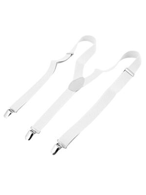 Adjustable Metal Clamp Elastic Suspenders