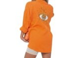 Sehrish Women's Oversize Sequin Eye Top (One Size)