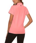 YSENTO Womens Short Sleeve Polo Sports Golf Shirt