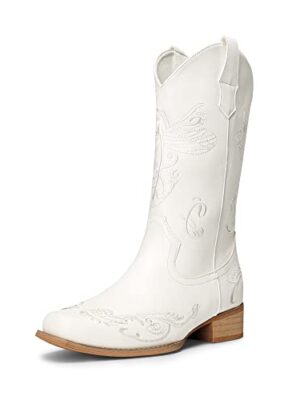 DREAM PAIRS Women's Cowboy Boot