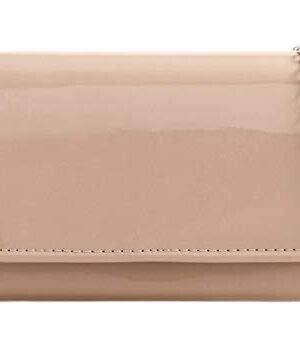 LeahWard Women's Patent Flap Clutch Bag 25 cm