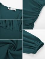 GRACE KARIN 2024 Women's Summer Wrap V-Neck Blouse