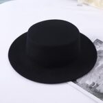 Bamboopack Black Fedora Hat for Party, Cosplay, Wedding