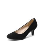 DREAM PAIRS Women's LUVLY Low Heel Bridal Pumps