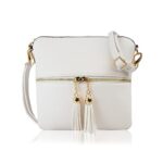 Woodland Leathers Women's Faux Leather Crossbody Bag