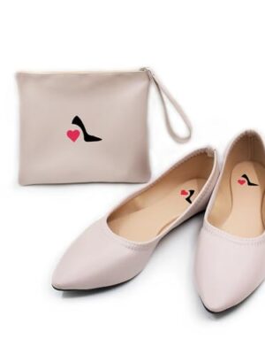 Ladies Roll Up Shoes for Events, 2 Colours