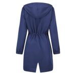 YFFUSHI Women's Waterproof Windproof Lightweight Raincoat