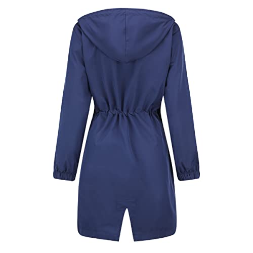 YFFUSHI Women's Waterproof Windproof Lightweight Raincoat