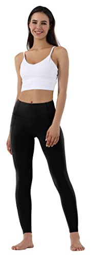 Leovqn High Waist Gym Leggings with Side Pockets