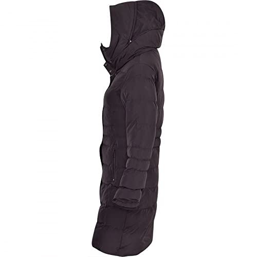 Spindle Women's Quilted Winter Parka with Fur Hood