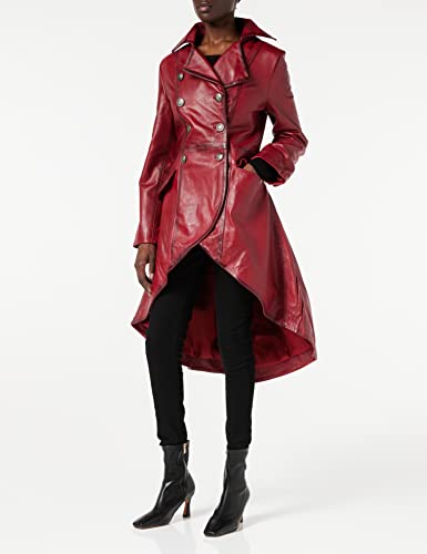 Xposed Ladies Leather Gothic Jacket Victorian Style