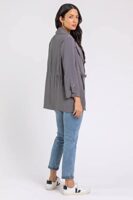 Roman Originals Tie Waist Jacket - Women's Longline Coat