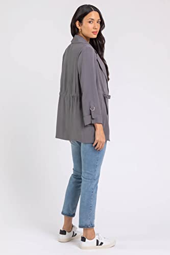 Roman Originals Tie Waist Jacket - Women's Longline Coat