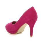 AJVANI Women's Mid Heel Platform Court Shoes