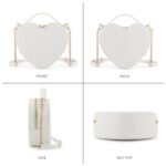 Lola Mae Heart Shape Crossbody Purse for Women