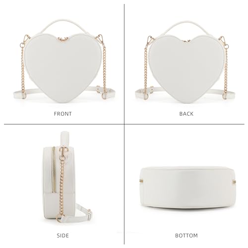 Lola Mae Heart Shape Crossbody Purse for Women