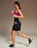 Ewedoos Women's High Waist Cycling & Gym Shorts with Pockets