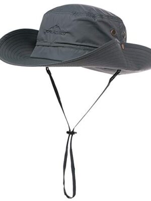 Comhats UPF 50 Wide Brim Mesh UV Protection Safari Hat