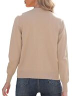 GRECERELLE Women's Lightweight V-Neck Cardigan Jumper