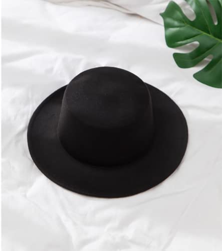 Bamboopack Black Fedora Hat for Party, Cosplay, Wedding