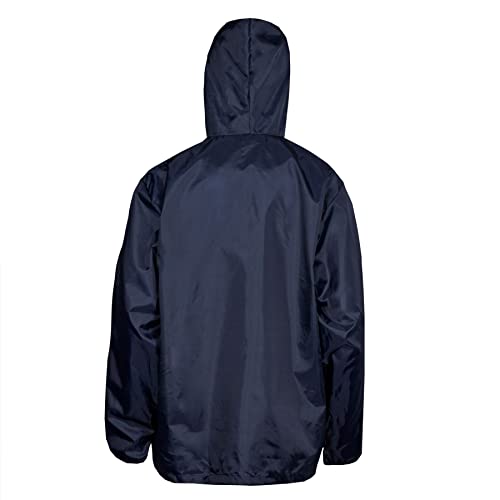 Unisex Hooded Raincoat - Water-Resistant, Lightweight