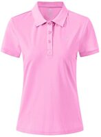 MoFiz Women's Short Sleeve Polo Shirt - Cotton Sports Top