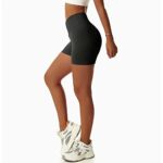 Vertvie Women's High Waist Seamless Biker Shorts