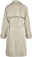 Women's Casual Windproof Trench Coat with Belt, S-2XL