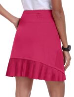 MoFiz Women's Pleated Tennis Skirt with Pockets