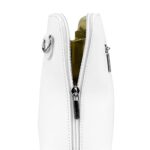 Small Vera Pelle Leather Crossbody Bag for Women
