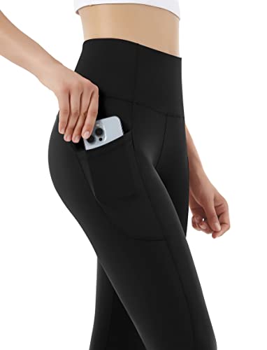Leovqn High Waist Gym Leggings with Side Pockets