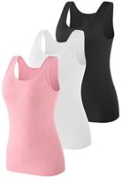 Vislivin Womens Supersoft Stretch Tank Tops 3-4 Pack