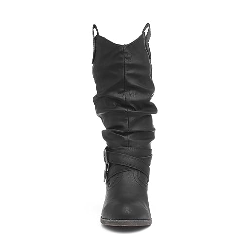 Rocket Dog Sidestep Women's Black Cowboy Boot