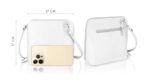 Small Vera Pelle Leather Crossbody Bag for Women