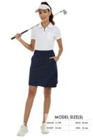 MoFiz Women's Pleated Tennis Skirt with Pockets