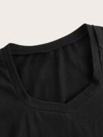 GORGLITTER Women's Ruched Short Sleeve Mini Dress