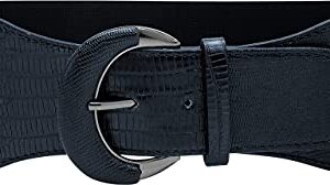 BlackButterfly Wide PU Elastic Belt