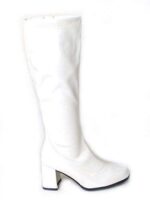 Golden Beads Retro Look Ladies Shoes | Mid Block Heels 6.35cm