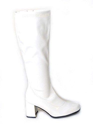 Golden Beads Retro Look Ladies Shoes | Mid Block Heels 6.35cm