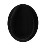Qchomee Unisex Panama Fedora Hat 56-58CM Black