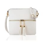 Woodland Leathers Women's Faux Leather Crossbody Bag