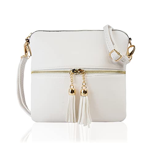 Woodland Leathers Women's Faux Leather Crossbody Bag